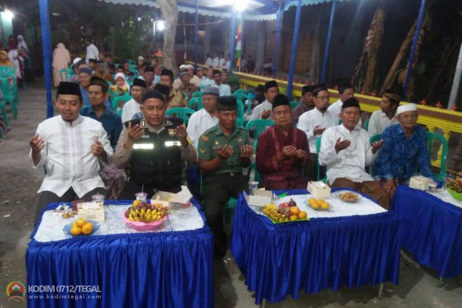 Babinsa Koramil 21/Tegal Selatan Hadiri Maulid Nabi Muhammad SAW