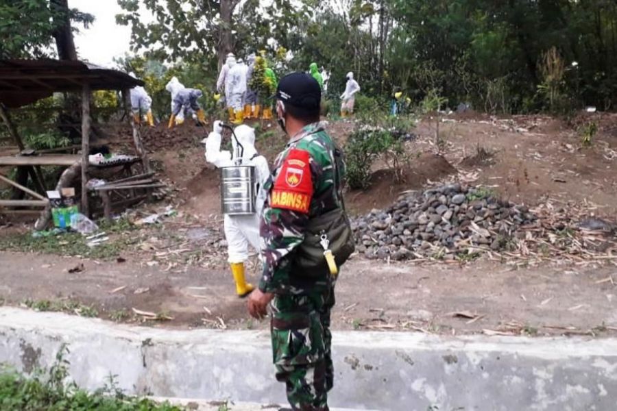 Pemakaman Jenazah Dengan Standar Protokol Pemakaman Covid-19 Kembali Dilaksanakan