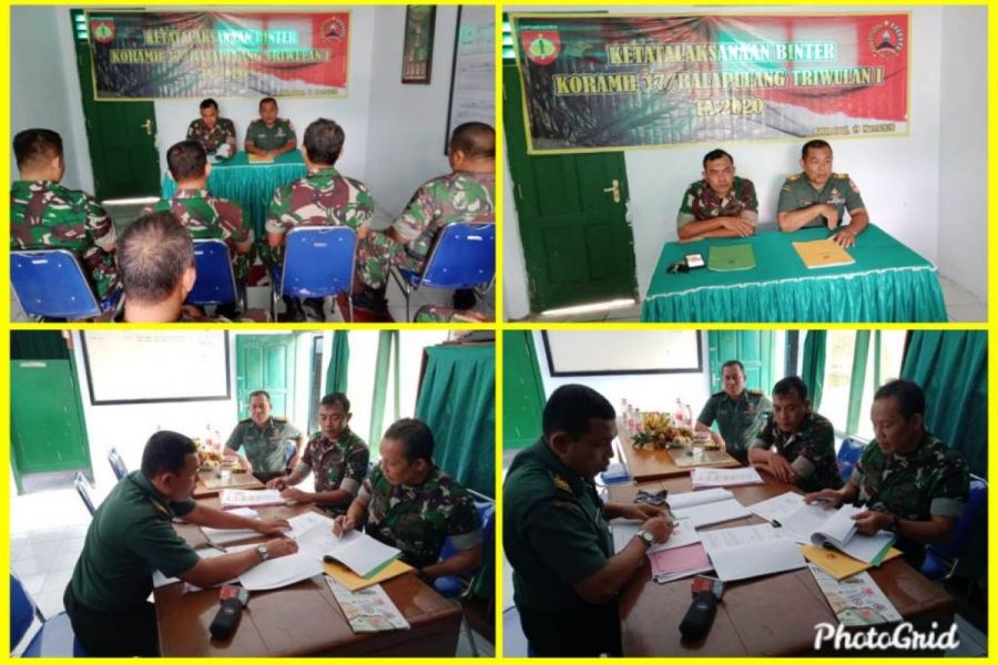 Wasev Talak Binter Kodim Tegal Kunjungi Koramil 17/Balapulang