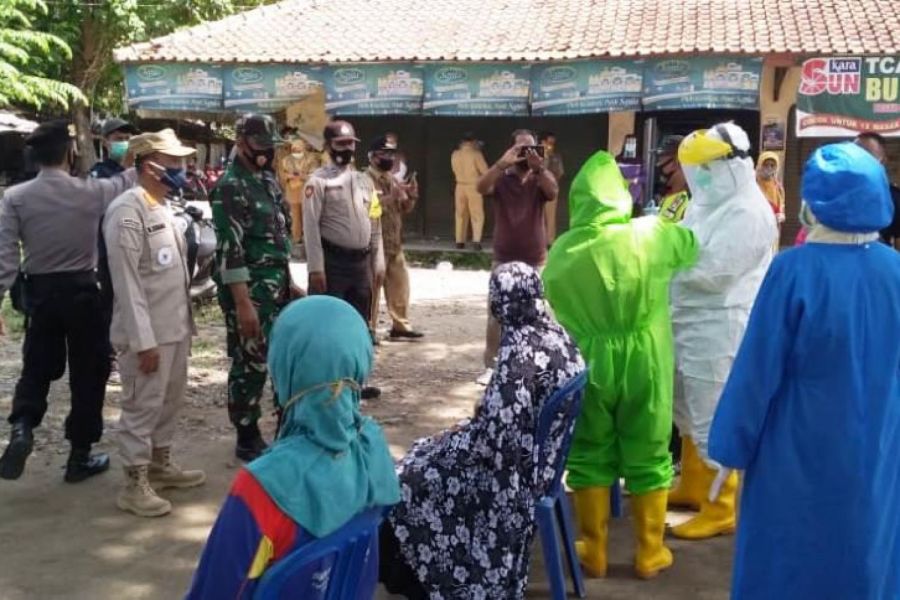 43 Pedagang Pasar Krempyeng Kecamatan Pangkah Di Swab