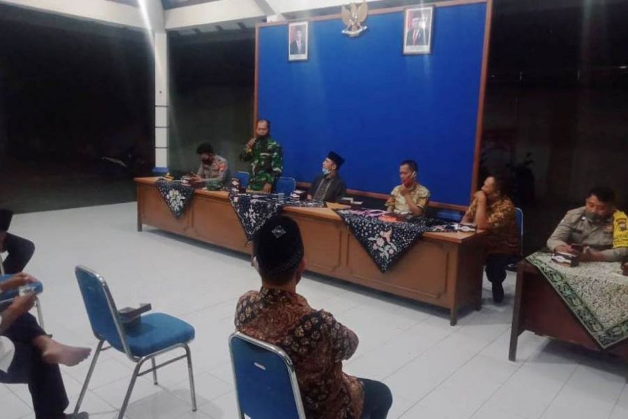 Danramil Tegal Selatan Minta Agar Dalam Setiap Kegiatan Patuhi Protokol Kesehatan