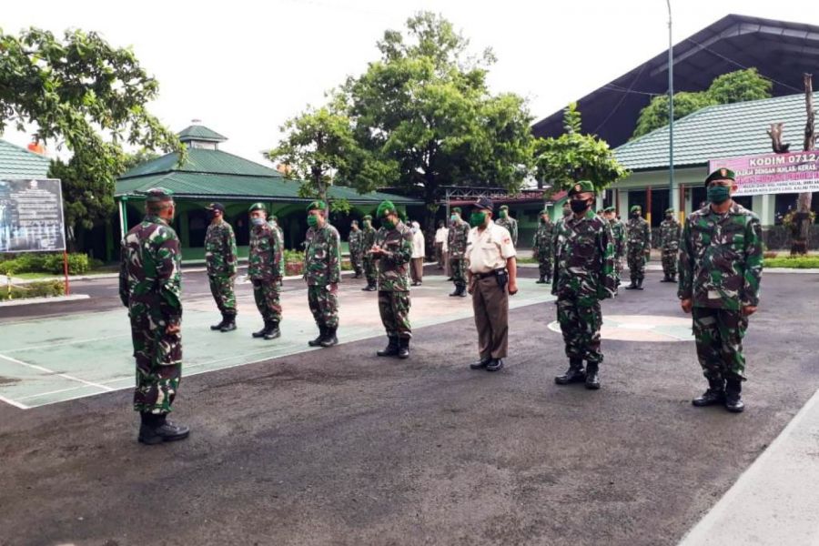 Usai Hari Raya Idul Fitri, Kodim Tegal Laksanakan Apel Pengecekan Yang Dipimpin Kasdim