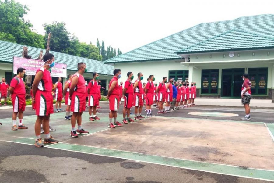 Pasi Intel Berikan Beberapa Perhatian Pada Apel Pagi Kodim 0712/Tegal