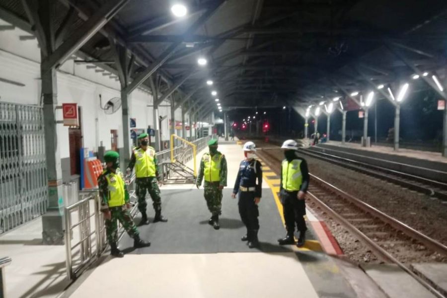 Penerapan New Normal Di Kota Tegal, Koramil Tegal Timur Laksanakan Patroli Keamanan