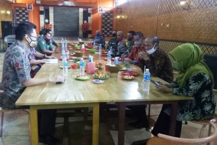 Danramil Adiwerna Ikuti Ramah Tamah Alih Tugas Ketua PN Kab Tegal