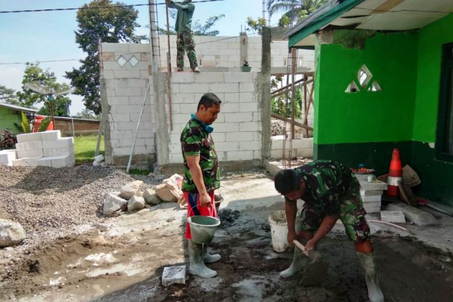 Pembenahan Pangkalan Yang Dilakukan Koramil Bojong