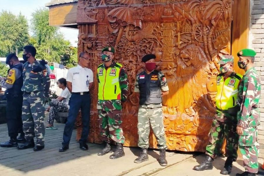 Koramil Dukuhturi Laksanakan Pengamanan Safari Silaturahmi Kebhinekaan
