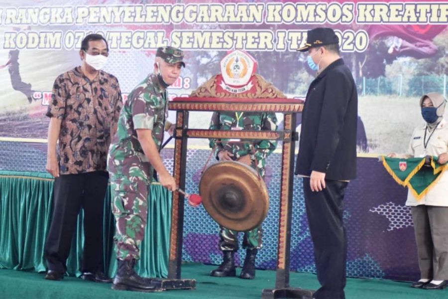 Lestarikan Budaya Dan Olahraga, Kodim Tegal Adakan Pagelaran Pencak Silat Tradisional