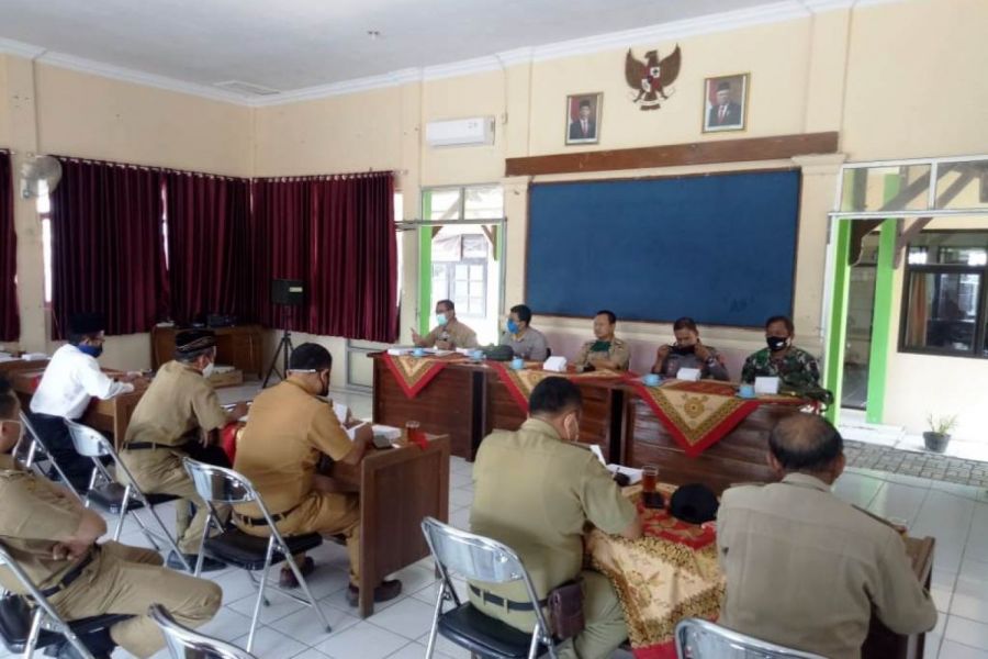 Serma Syaiful Hadiri Rakor Tingkat Kecamatan Kedungbanteng