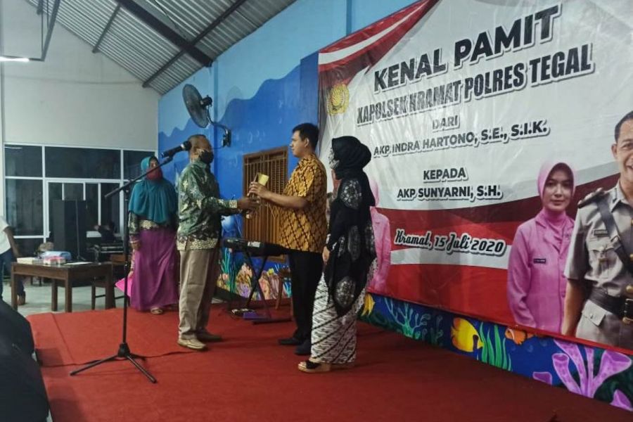 Danramil 06/Kramat Hadiri Kenal Pamit Kapolsek Kramat