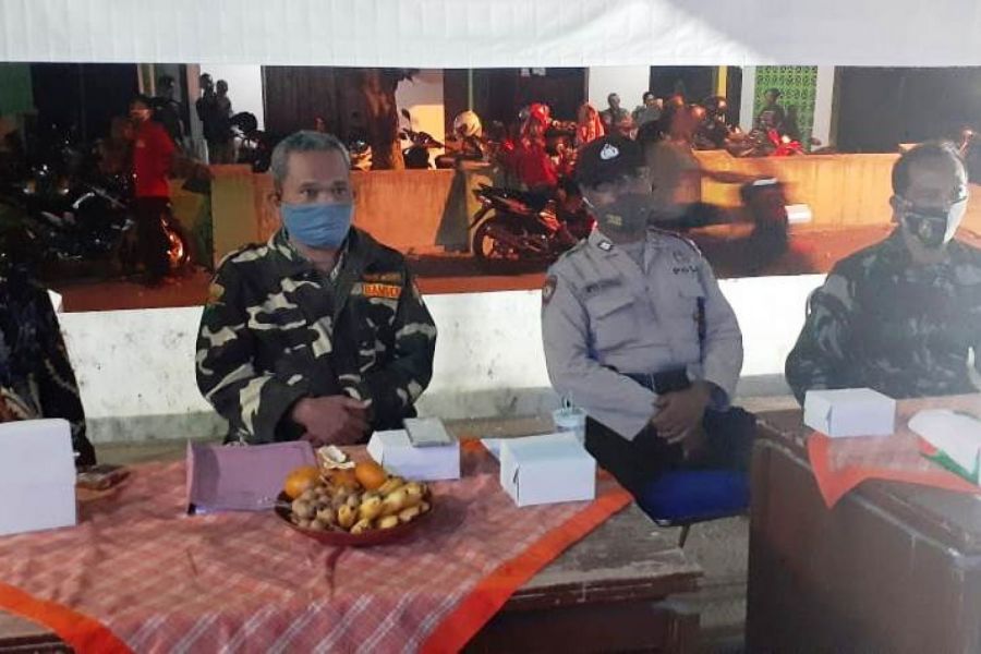 Danramil Dukuhturi Ikuti Sosialisasi SE Bupati Tegal Tantang New Normal