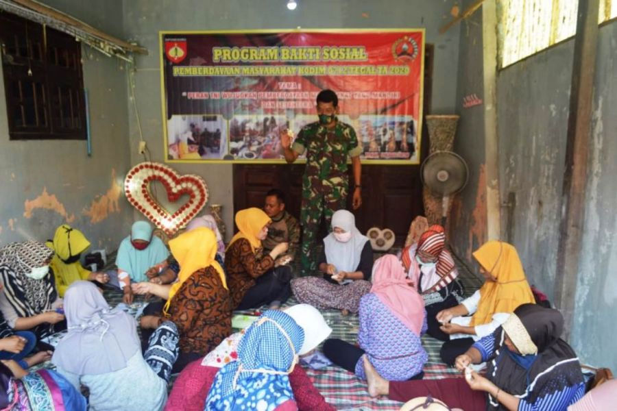 Pemberdayaan Potensi Masyarakat Muarareja Bersama Kodim Tegal