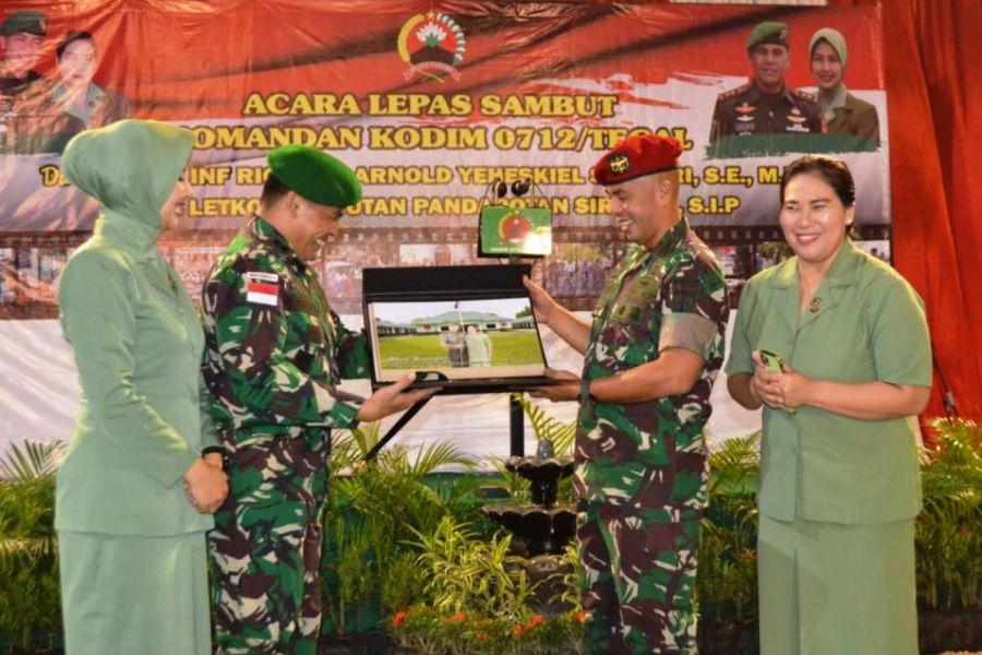 Letkol Inf Richard ; Saya Bangga Bisa Bekerjasama Dengan Seluruh Prajurit Dan PNS Kodim 0712/Tegal