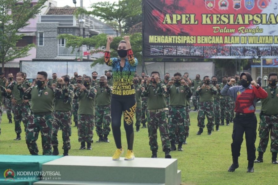 Sinergi TNI-Polri Untuk Negeri  Terasa Kental di Tanah Makodim 0712/Tegal