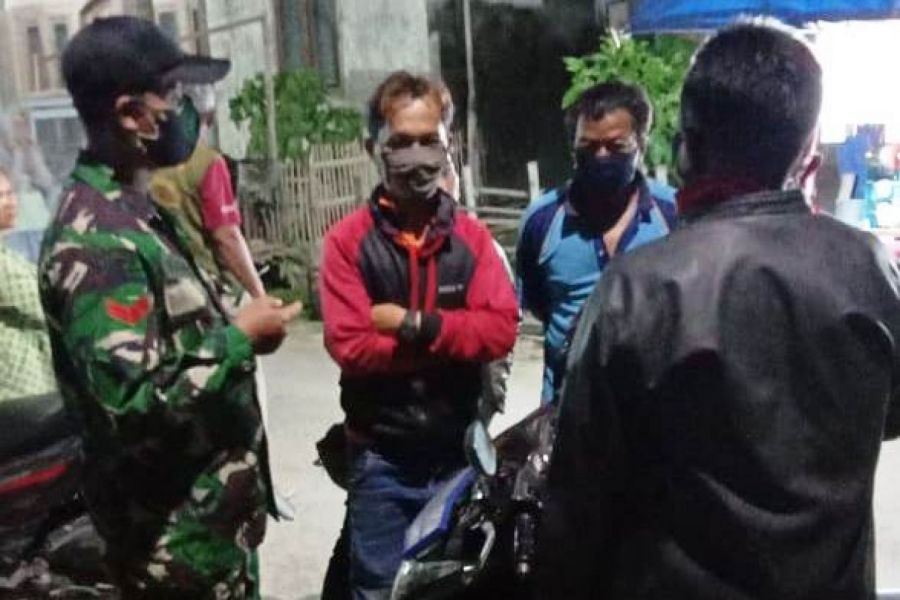 Pasar Malam Di Desa Jatimulya Dihentikan Karena Tidak Berijin Dan Melanggar Prokes