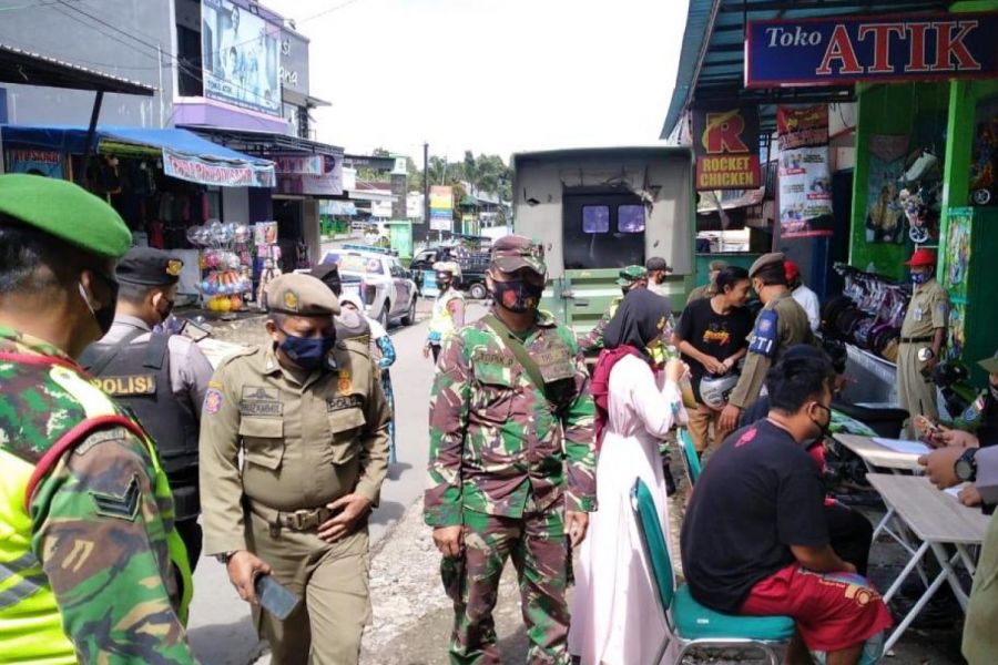 Operasi Yustisi Di Pasar Bumijawa