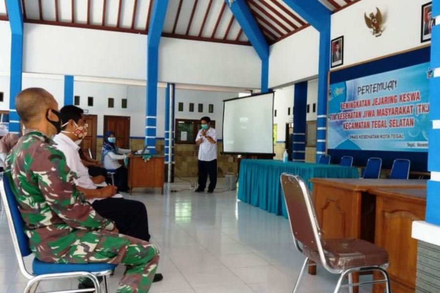 Danramil Berharap Kegiatan Peningkatan Jejaring Keswa TKJM Berikan Edukasi Kepada Warga