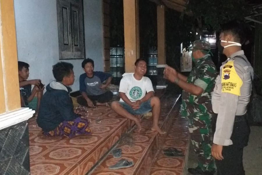 Babinsa Dan Bhabinkamtibmas Desa Bulakwaru Adakan Patroli Bersama