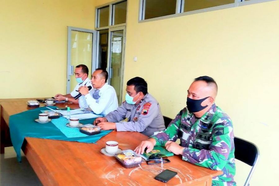 Danramil Mengikuti Rakor Bersama Gugus Tugas Covid 19 Kecamatan Bojong