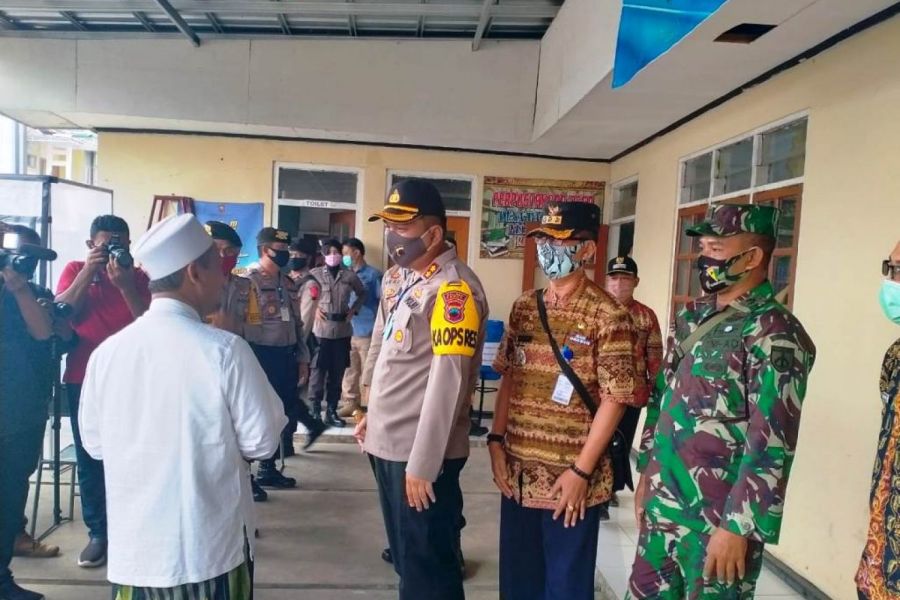 Danramil Bumijawa Hadiri Launching Kampung Sehat Oleh Kapolres Tegal