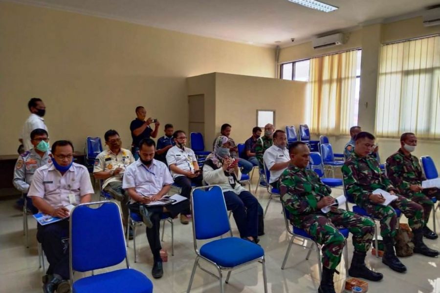 Ws Pasiops Kodim Tegal Ikuti Rakor Persiapan Penertiban Pasar Sore Kota Tegal