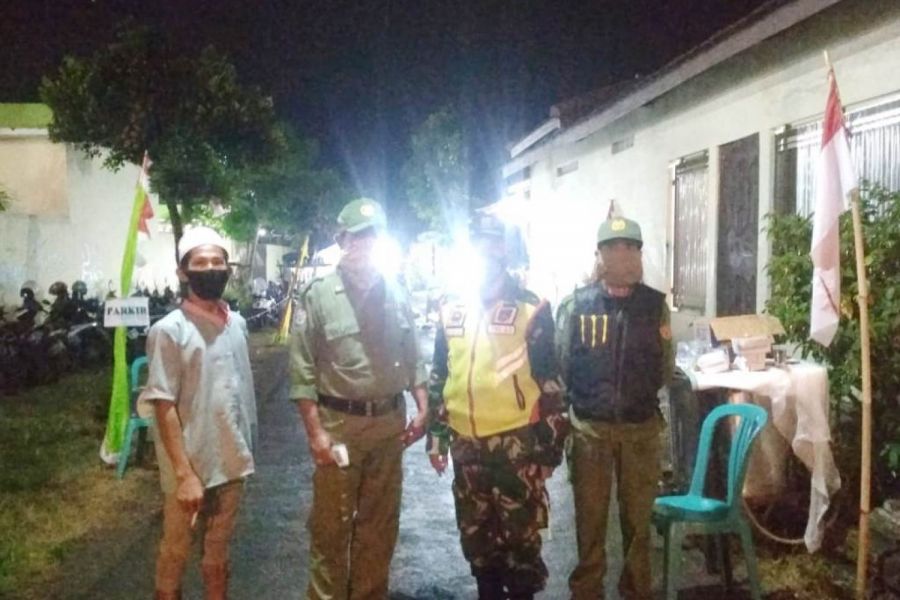 Babinsa Koramil 09/Tarub Laksanakan Pengamanan Kegiatan Masyarakat