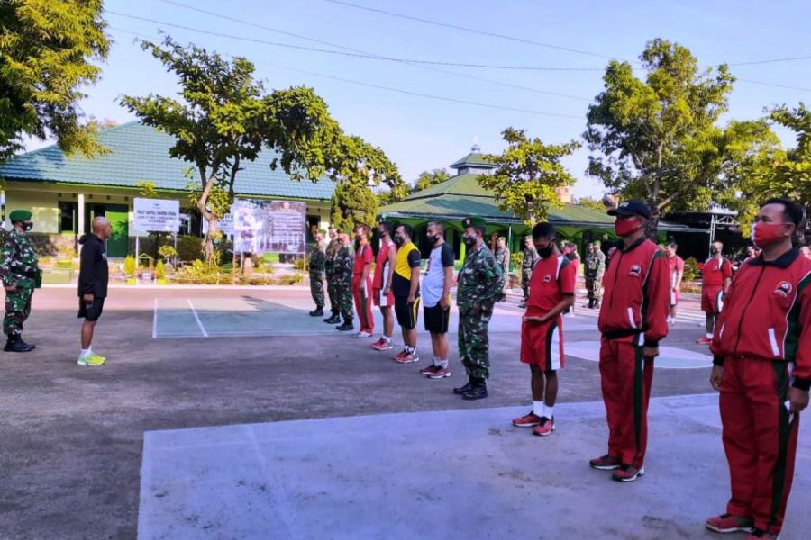 Kasdim Tegal, Manfaatkan Kesempatan Yang Diberikan Satuan Untuk Berolahraga