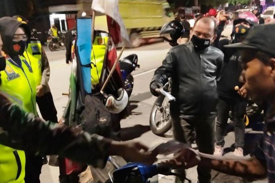 Remaja dari Luar Daerah Kedapatan Tidak Memakai Masker Di Tegal