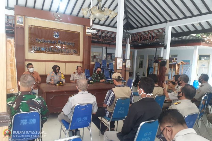 Kodim Tegal Siap mendukung program kegiatan Sosialisasi Program Trisula BPN Kota Tegal.