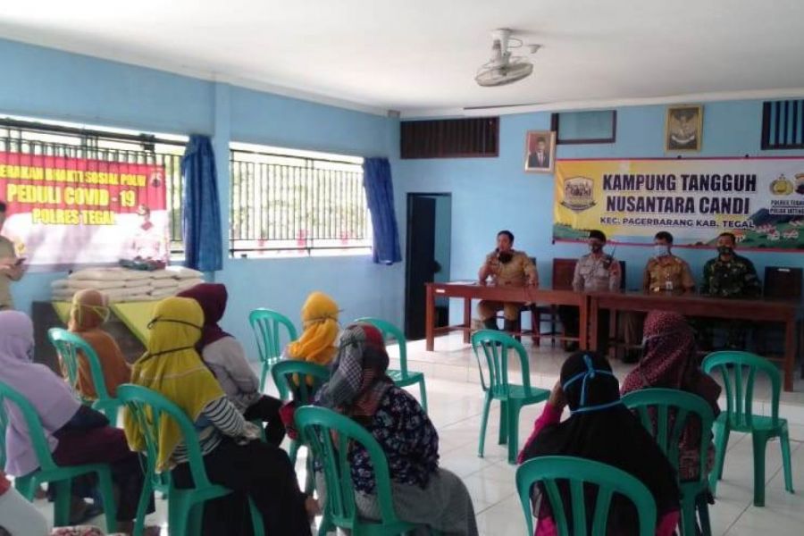 Danramil Hadiri Launching Kampung Tangguh Nusantara Candi Di Desa Randusari Kec Pagerbarang