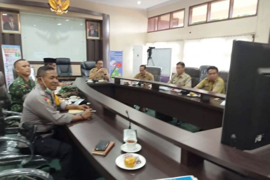 Kapten Arm Sinai Ikuti Vicon Terkait Percepatan Penanganan Covid-19