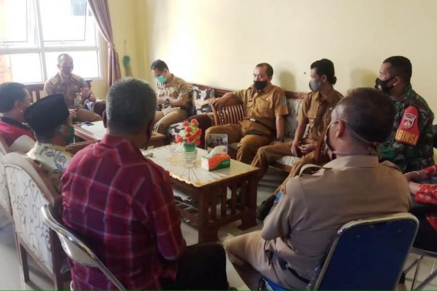 Babinsa Koramil 20/Bojong Ikuti Rakor Terkait Tracking Pasien Positif Corona