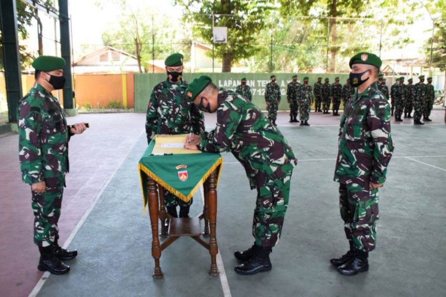 Komandan Kodim Pimpin Korp Raport Personel Kodim 0712/Tegal