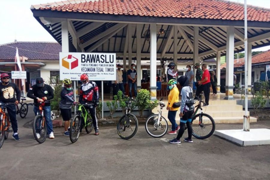 Kapten Arh Asep Koswara Ikuti Sepeda Bareng Forkopimda Kota Tegal