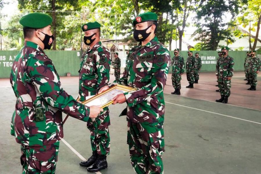 Dandim 0712/Tegal Pimpin Korp Raport