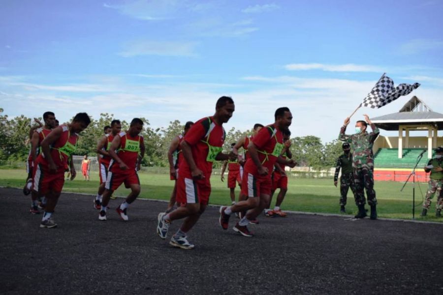 Cek Kemampuan Prajurit, Kodim 0712/Tegal Laksanakan Garjas Periodik Semester II TA. 2020