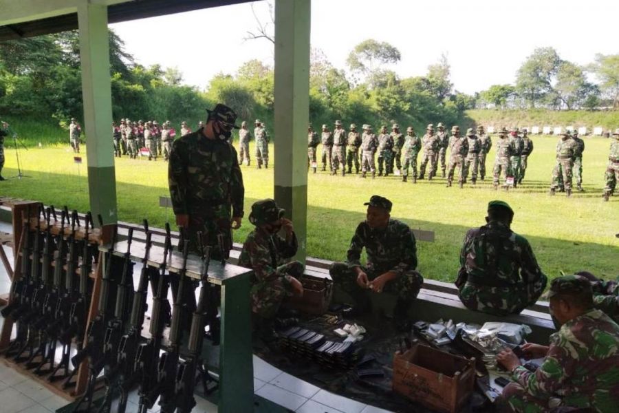 Kodim 0712/Tegal Gelar Latbak Jatri Triwulan IV Tahun 2020