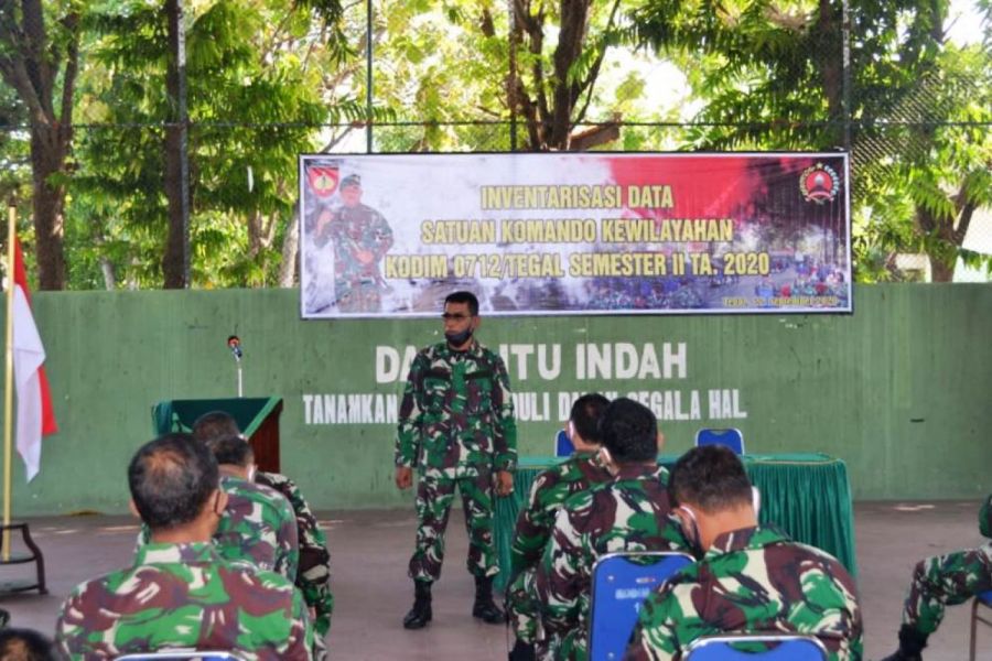 Inventarisasi Data Satkowil Kodim 0712/Tegal