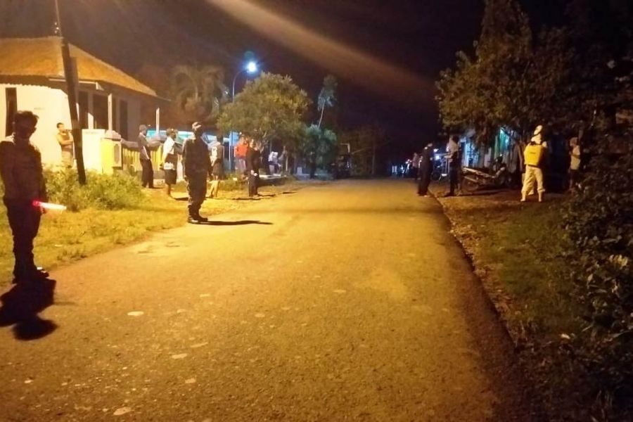 Koramil 19/Margasari Mengamankan Pemakaman Jenazah Terkonfirmasi Covid - 19