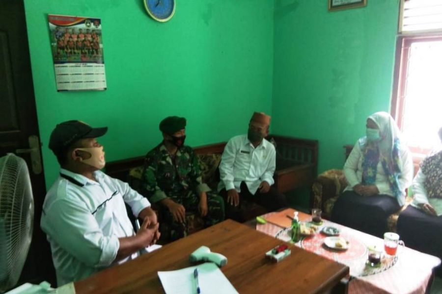 Danramil Tarub Lakukan Anjangsana Ke Desa - Desa