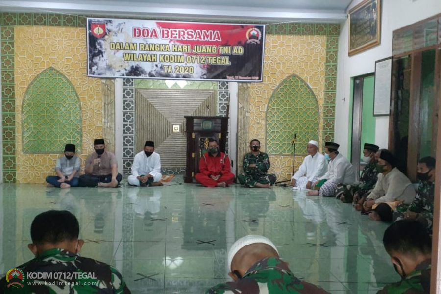 Kodim 0712/Tegal Gelar Doa Bersama Dalam Rangka Hari Juang TNI AD