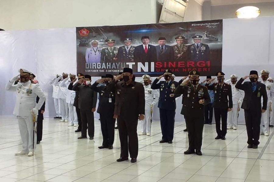 HUT Ke - 75 TNI Dilaksanakan Secara Virtual