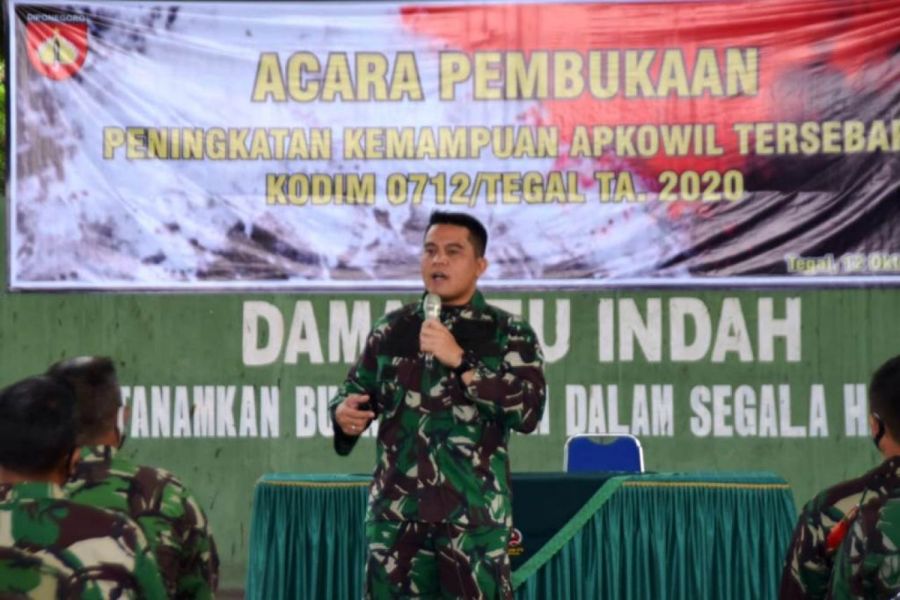 Peningkatan Kemampuan Apkowil di Kodim 0712/Tegal