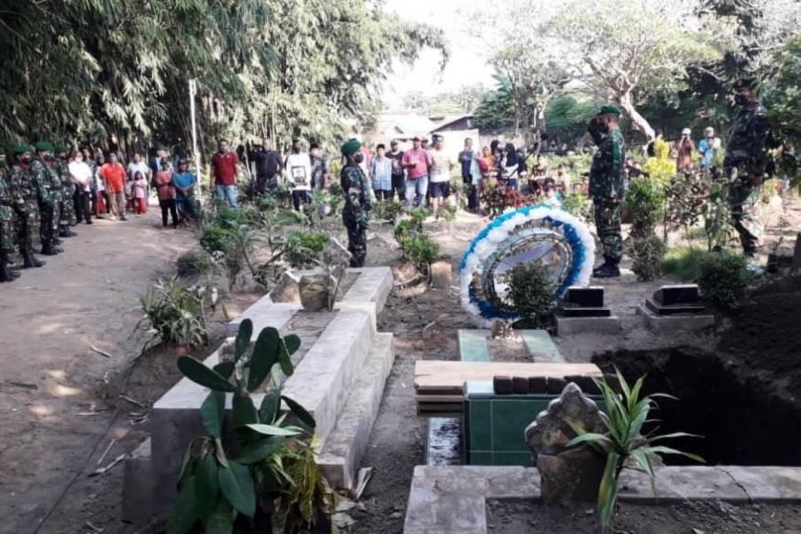 Upacara Persemayaman Dan Pemakaman Militer Almarhum Kapten Inf Purnawirawan M Ilyas