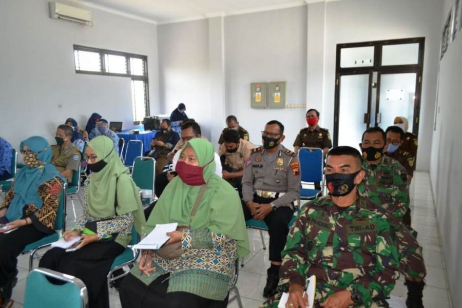 Ketua Persit, Pasipers Dan Pasilog Kodim Tegal Ikuti Rakor Persiapan Monitoring Penegakan Disiplin