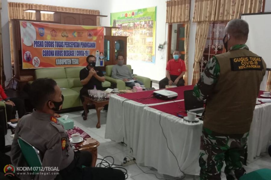 Perlakuan PSBB Secara Total Di Jakarta, Tim Gugus Tugas Covid-19 Kab Tegal Gelar Rakor
