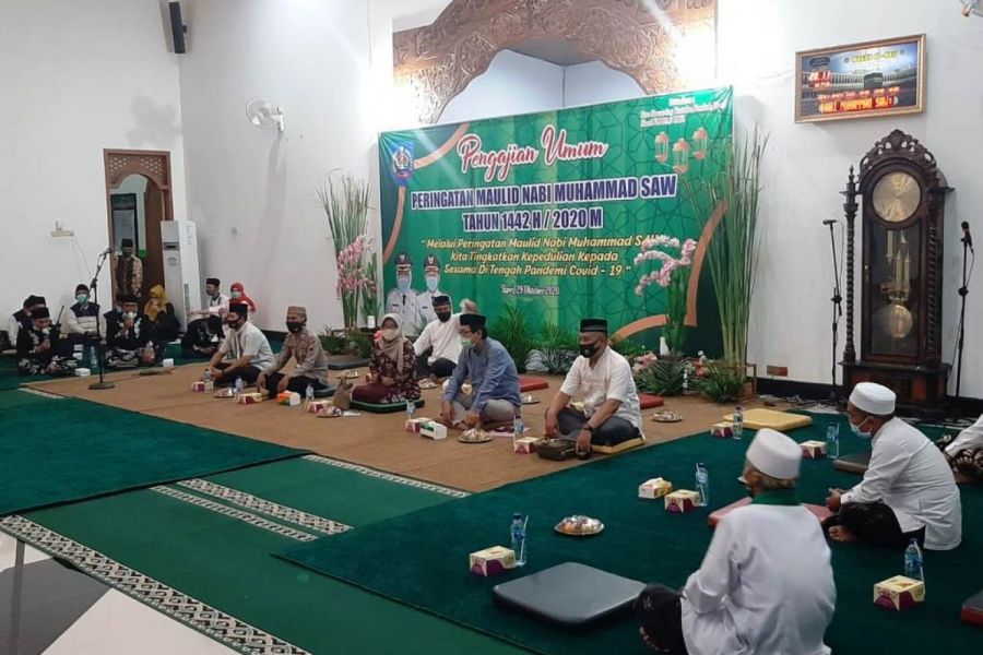 Kapten Arh Asep Koswara Hadiri Peringatan Maulid Nabi Muhammad SAW 1442 H