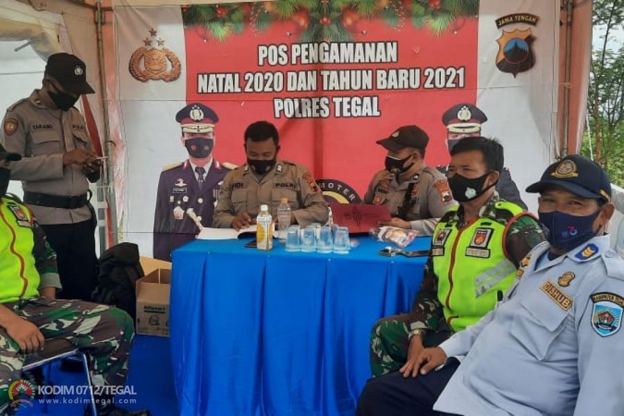 Rest Area 282 Pos Lebeteng Kec. Tarub Di Jaga Ketat Oleh Satgas Gabungan