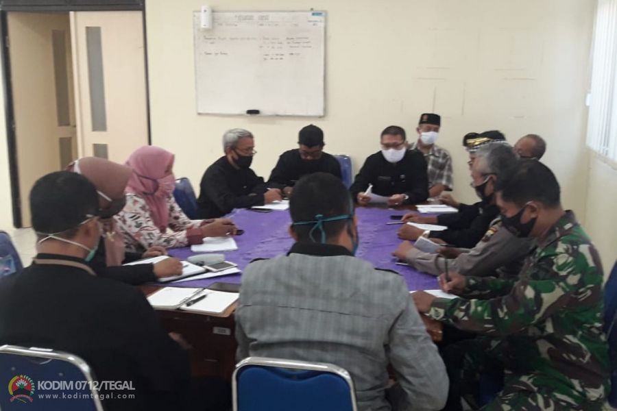 Persiapan Gebyar Masker Kecamatan Margadana