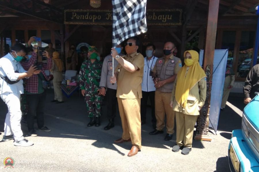 Jelang Pemberlakuan PSBB, Pemkot Tegal Bagi Sembako